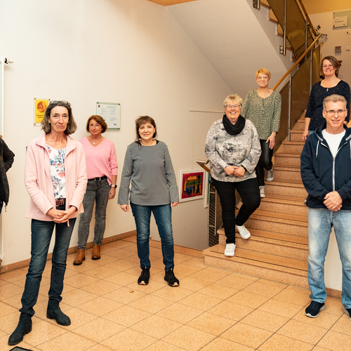 Einige Mitarbeiterin des Teams des sozialen Dienstes.
