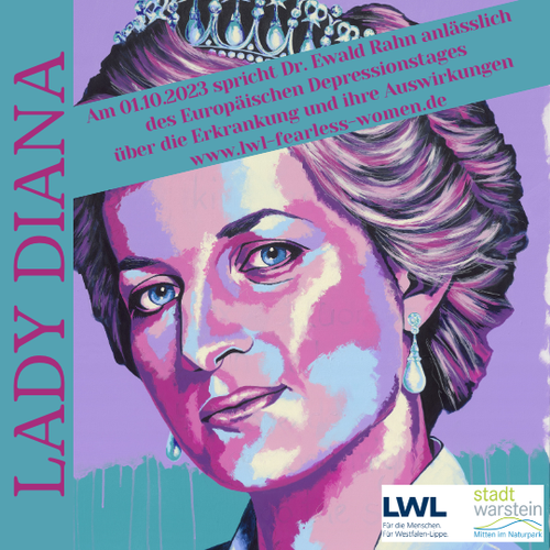 Das Portrait von Lady Diana des Künstlers, Oliver Schäfer.
